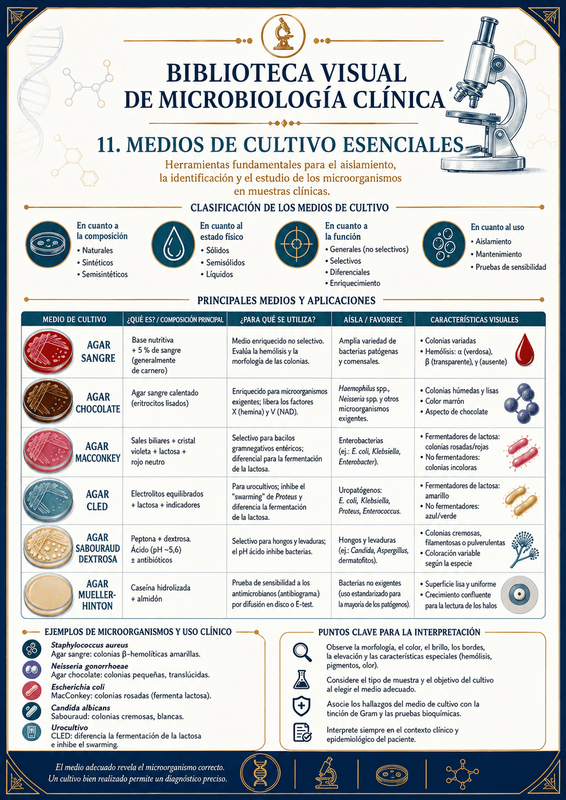 Medios de cultivo esenciales