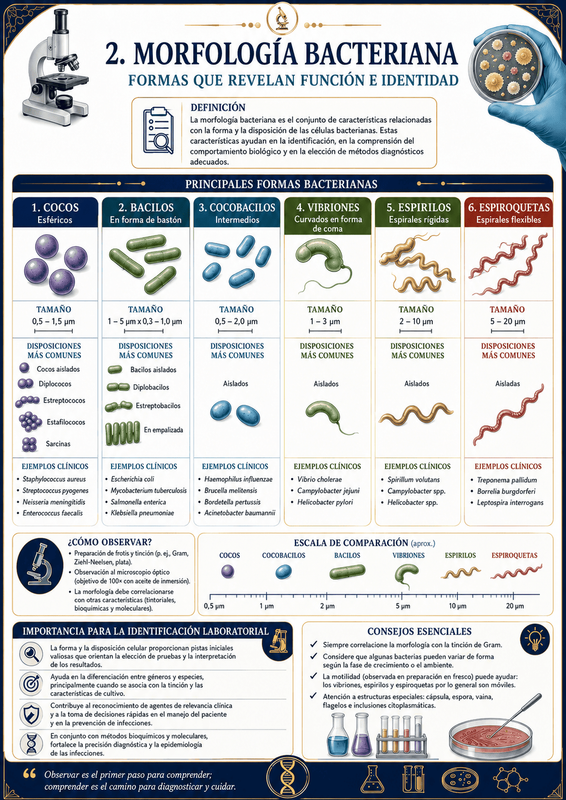 Morfología bacteriana